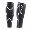 Jambières De Compression 2XU Compression Calf Guard Lycra Noir -Guêtres de compression Cyclisme Soldes 2X UA1987bBLKBLK