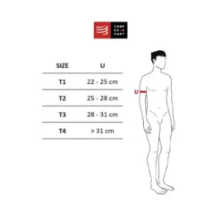 COMPRESSPORT Manchettes De Compression ArmForce Ultralight Noir -Guêtres de compression Cyclisme Soldes CPS U COM armwarmers st v2 3