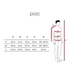 Manchettes POC VPD Air Noir -Guêtres de compression Cyclisme Soldes POC M COM body armor regular st v1 1