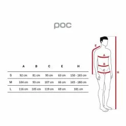 Jambières POC Avip Ceramic Noir -Guêtres de compression Cyclisme Soldes POC M COM body armor regular st v1 4