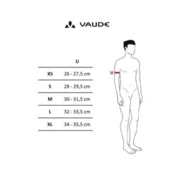 Manchettes Warner Vaude II Noir -Guêtres de compression Cyclisme Soldes VAU U COM armwarmers st v1