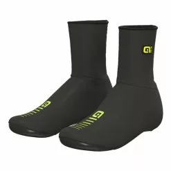 Guêtres de compression Cyclisme Soldes 54 ALE Couvre-chaussures Alé Rain Noir Jaune Fluo