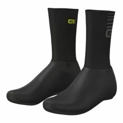 Guêtres de compression Cyclisme Soldes 62 ALE Couvre-chaussures Alé Whizzy Winter Noir Jaune Fluo