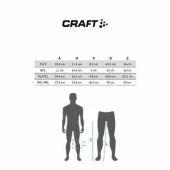 Jambières Craft Seamless Noir Gris -Guêtres de compression Cyclisme Soldes craft perneras unisex st v1 3