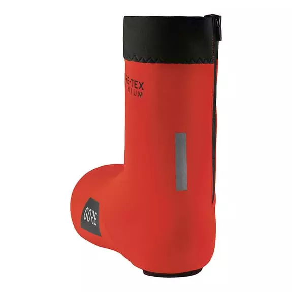 Gore Wear Couvre-chaussures GOREWEAR Shield Thermo GORE-TEX INFINIUM™ Rouge Brillant Noir 4 Gore Wear Couvre-chaussures GOREWEAR Shield Thermo GORE-TEX INFINIUM™ Rouge Brillant Noir – Image 2