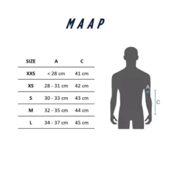 Manchettes MAAP Base Bleu Marine -Guêtres de compression Cyclisme Soldes maap manguitos st v1