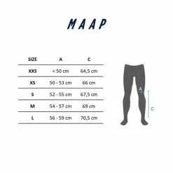 Jambières MAAP Base Bleu Marine -Guêtres de compression Cyclisme Soldes maap perneras st v1 1