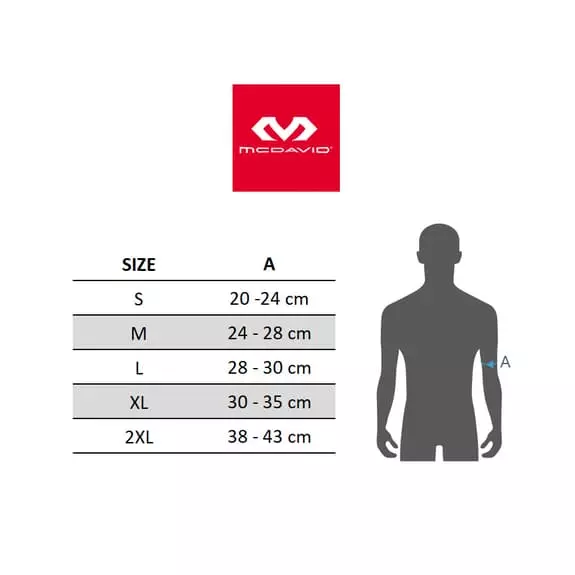 Manchon De Protection McDavid HEX Noir 4 Manchon De Protection McDavid HEX Noir – Image 2