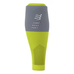 Guêtres De Compression Compressport R2V2 Vert Lime Gris -Guêtres de compression Cyclisme Soldes po su00002b 607 003