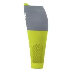 Guêtres De Compression Compressport R2V2 Vert Lime Gris -Guêtres de compression Cyclisme Soldes po su00002b 607 005