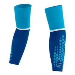 Manchettes Compressport ArmForce Ultralight Bleu -Guêtres de compression Cyclisme Soldes po su00008b 547 003