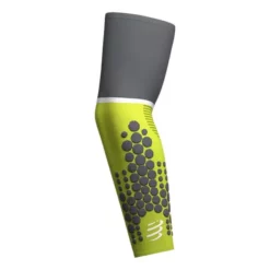 Manchettes Compressport ArmForce Ultralight Vert Lime Gris -Guêtres de compression Cyclisme Soldes po su00008b 607 003