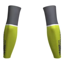 Manchettes Compressport ArmForce Ultralight Vert Lime Gris -Guêtres de compression Cyclisme Soldes po su00008b 607 005
