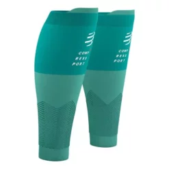 Jambières De Compression Compressport R2V2 Summer Refresh 2021 Bleu Céleste Turquoise Blanc