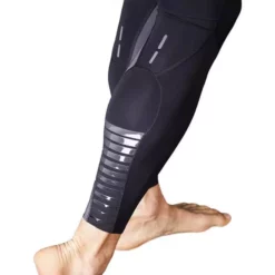 Legging Zone3 Compression Tights Noir Gris Foncé -Guêtres de compression Cyclisme Soldes z3 co18mtig112 003