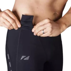 Legging Zone3 Compression Tights Noir Gris Foncé -Guêtres de compression Cyclisme Soldes z3 co18mtig112 004