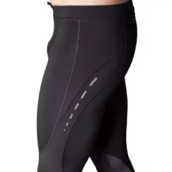 Legging Zone3 Compression Tights Noir Gris Foncé -Guêtres de compression Cyclisme Soldes z3 co18mtig112 005